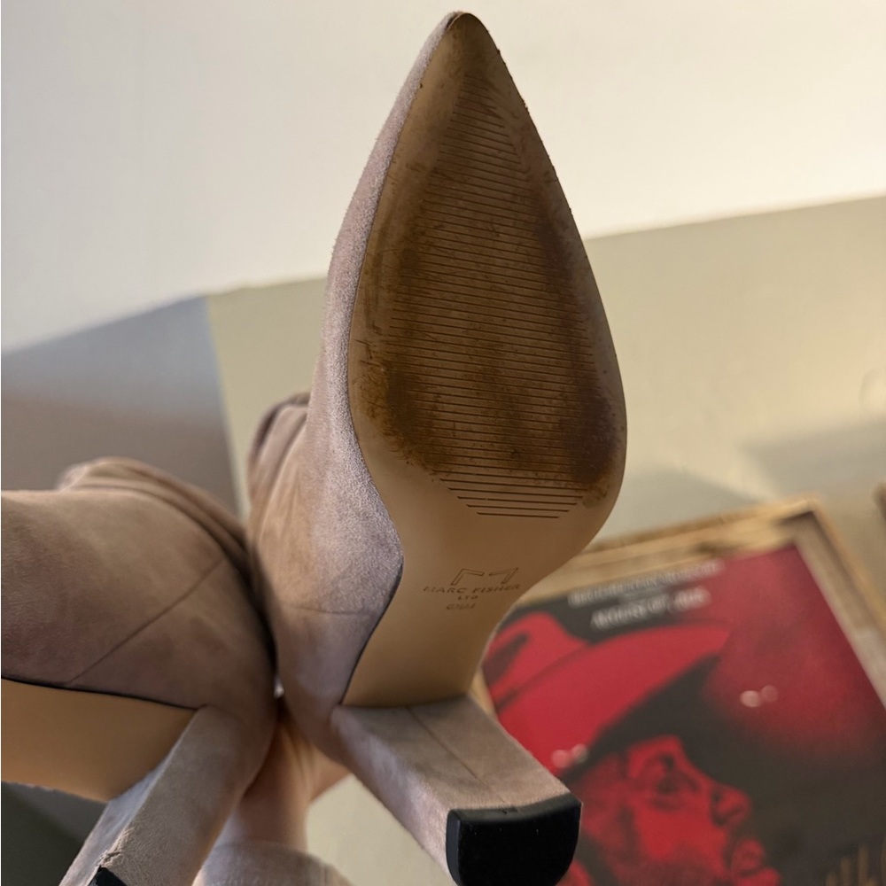 Make Offer • Marc Fisher Gomer Suede Heeled Boots - Picture 5 of 5